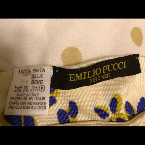 Emilio Pucci silk scarf/ belt - Picture 1 of 3
